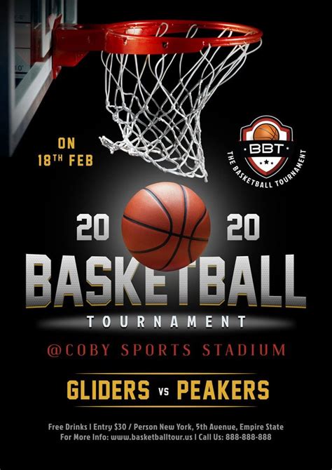 Free to edit basketball tournament flyer templates